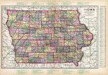 Iowa State Map, Clayton County 1914